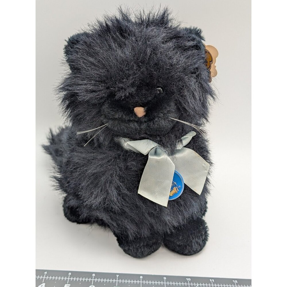 Dakin‎ Ember Kitty Black Cat Plush Nature Babies 1985 11 Inch Stuffed Animal Toy
